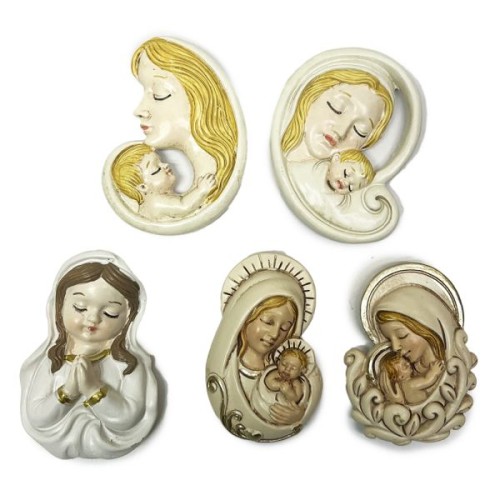 Matka Boża MAGNES 6cm (różne wzory) - 43866