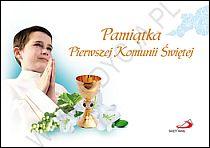 Pamiątka Pierwszej Komunii Świętej (dla chłopców) (książka) - Praca zbiorowa, pamiątki I Komunia św., eRhema, 2012 r., oprawa twarda - 35635 9788377970751