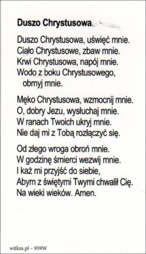 Obrazek Ciało Chrystusowe. Duszo Chrystusowa, uświęć mnie... - 60850