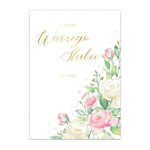 Album pamiątka Ślubu od BABCI (21x15cm) (książka), ślub, eRhema - 14672 9788394758516