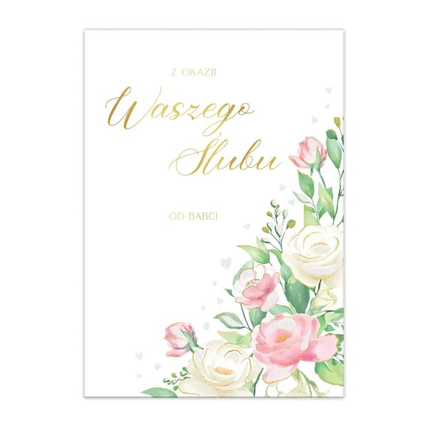 Album pamiątka Ślubu od BABCI (21x15cm) (książka), ślub, eRhema - 14672 9788394758516