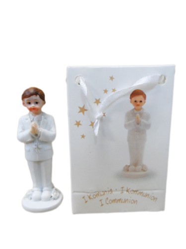Figura I Komunia Święta CHŁOPIEC 8cm (w torebce) - 60264