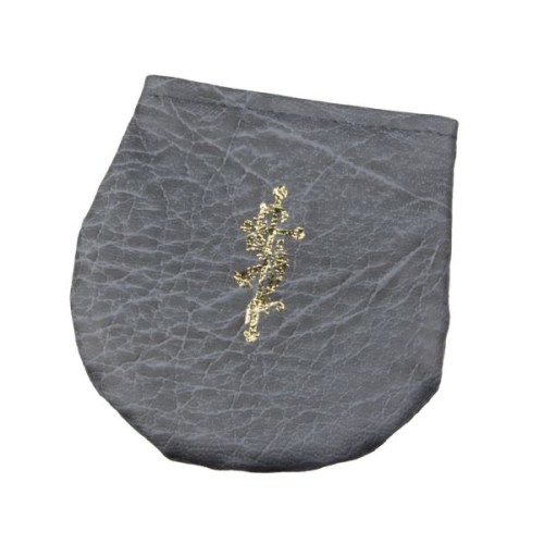 Etui duże na rzep - szare - 35045