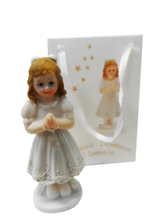 Figura I Komunia Święta DZIEWCZYNKA 8cm (w torebce) - 60263