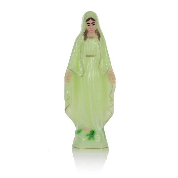 Figura Matka Boża Niepokalana 25cm fosforyzująca plastikowa - 69301 5902689302428