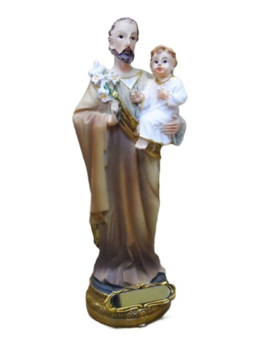 Figura Św. Józef z dzieciątkiem 15cm - 60270