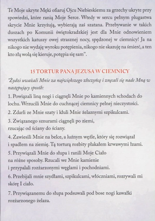 Ukryte Męki Pana Jezusa w Ciemnicy - 64206