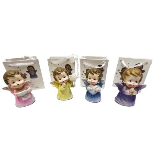 Aniołek w torebce 6 cm (różne kolory) - 48589