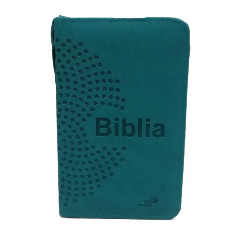 Pismo Św.SiNT "z rybką" zamek, turkusowa (książka) - praca zbiorowa, Biblia, Edycja św. Pawła, 2020 r., oprawa Etui zamek - 02357 5907564028615