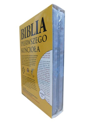 Biblia Pierwszego Kościoła szara wycięcia paginatory etui na zamek (książka), Biblia, Oficyna Wydawnicza VOCATIO, 2025 r., oprawa etui na zamek - 57653 9788378298533