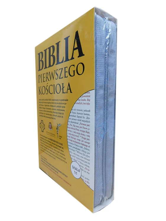 Biblia Pierwszego Kościoła szara wycięcia paginatory etui na zamek (książka), Biblia, Oficyna Wydawnicza VOCATIO, 2025 r., oprawa etui na zamek - 57653 9788378298533