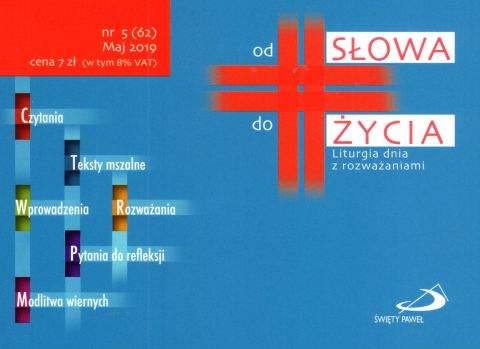Od słowa do życia. Liturgia dnia z rozważaniami nr 05 (maj) - ks. Daniel Łuka  (red.) , EDYCJA ŚW. PAWŁA, 2025 r., oprawa miękka - 43909 9772353217008