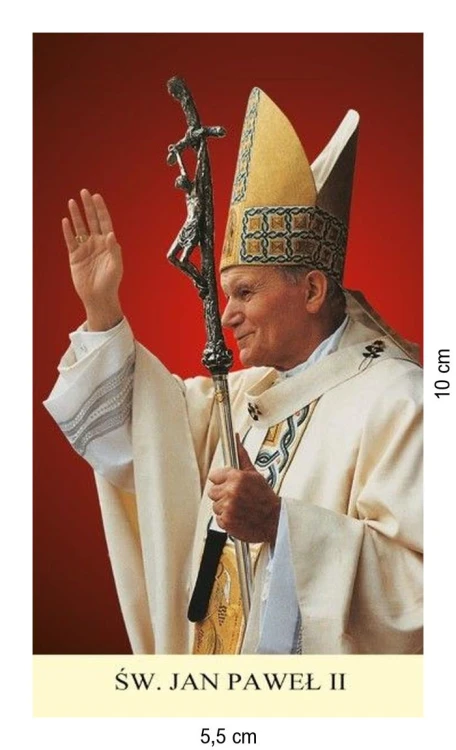 Obrazek św. Jan Paweł II. Modlitwa o wyproszenie łask - ! - 06201