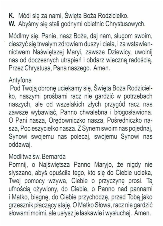 Litania Loretańska do Najświętszej Maryi Panny (folder) - 63437