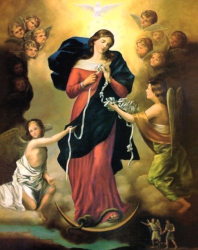 Obrazek (wkład) Matka Boża Rozwiązująca węzły - 04903
