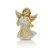 Figura Anioł stojący 12cm biało-złoty z instrumentem Różne rodzaje - 64104