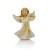 Figura Anioł stojący 12cm biało-złoty z instrumentem Różne rodzaje - 64104