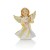 Figura Anioł stojący 12cm biało-złoty z instrumentem Różne rodzaje - 64104