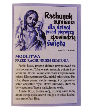 Rachunek sumienia dla dzieci przed I spowiedzią św. - ks. L. Smoliński  (opr.)  - 33076