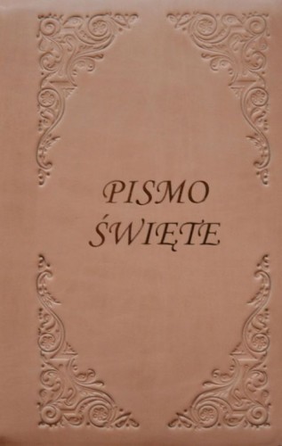 Pismo Św.SiNT skóra,zamek,mały,paginatory (okladka jasny róż) (książka) - praca zbiorowa, Biblia, Wydawnictwo Pallottinum, 2020 r., oprawa skóra - 09204 9788370147006