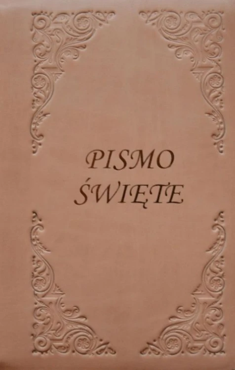 Pismo Św.SiNT skóra,zamek,mały,paginatory (okladka jasny róż) (książka) - praca zbiorowa, Biblia, Wydawnictwo Pallottinum, 2020 r., oprawa skóra - 09204 9788370147006