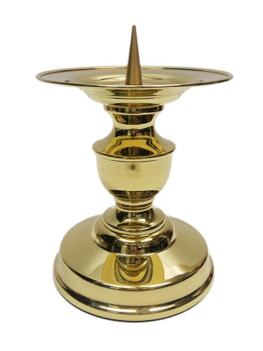 Świecznik ołtarzowy mosiądz h15cm (03-210) - 58778