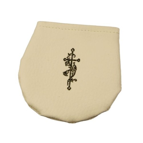 Etui duże na rzep - beżowe - 35041