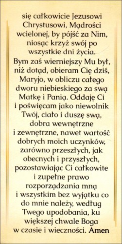Zakładka do książki - Niepokalana Matka Miłosierna - 11860
