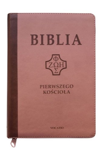 Biblia Pierwszego Kościoła róż wenecki wycięcia paginatory etui na zamek (książka) - praca zbiorowa, Biblia, Oficyna Wydawnicza VOCATIO, 2020 r., oprawa zintegrowana - 63709 9788378298632