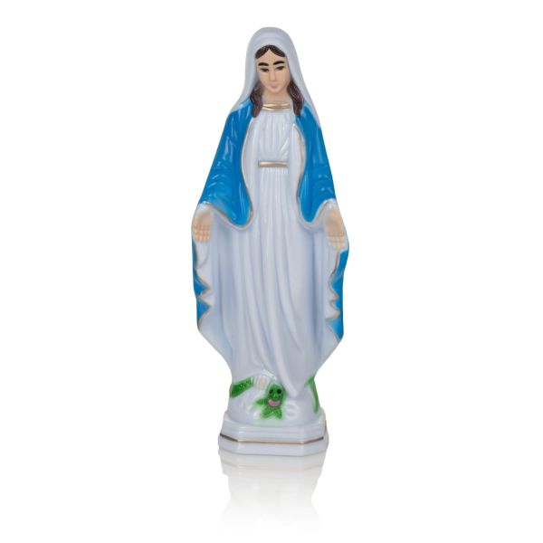 Figura Matka Boża Niepokalana 25cm plastikowa niebieska - 69300 5902689302411