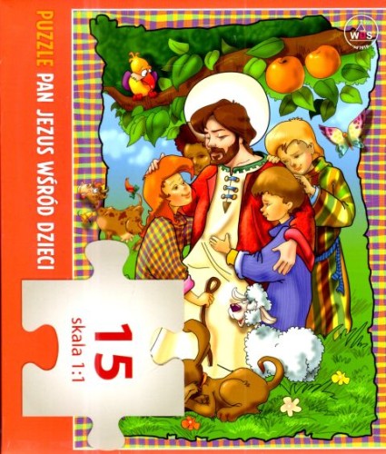 Puzzle - Jezus wśród dzieci 15 elementów - 69033 5902983916666