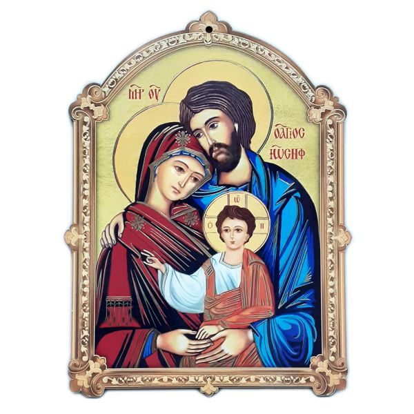 Obrazek na płycie 18x23cm Św.Rodzina (ikona) ŁUK - 68122