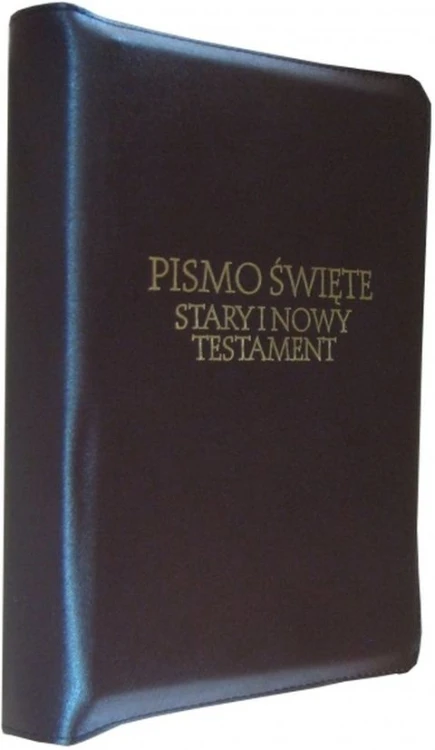 Biblia Pielgrzyma Pismo Św.SiNT skóra,zamek,złocenia (książka) - -, Biblia, Wydawnictwo Pallottinum, 2010 r., oprawa twarda - 67996 9788370146368
