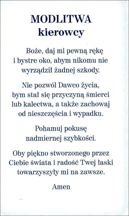 Obrazek z brokatem św. Krzysztof. Modliwa kierowcy - 67547              