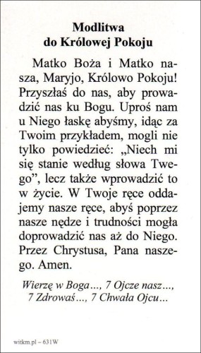 Obrazek Matka Boża Medjugorska. Modlitwa do Królowej Pokoju - 67240