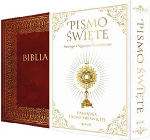 Pismo Święte SiN Testamentu Pamiątka I Komunii Świętej (Biblia domowa - z serca...) (książka) - -, Biblia, Wydawnictwo M, 2024 r., oprawa twarda - 66942 9788383531267