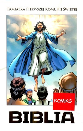 Biblia komiks. Pamiątka Pierwszej Komunii Świętej (książka) - -, Biblia, Wydawnictwo AA - Kraków, 2024 r., oprawa twarda z obwolutą - 66918 9788383400860