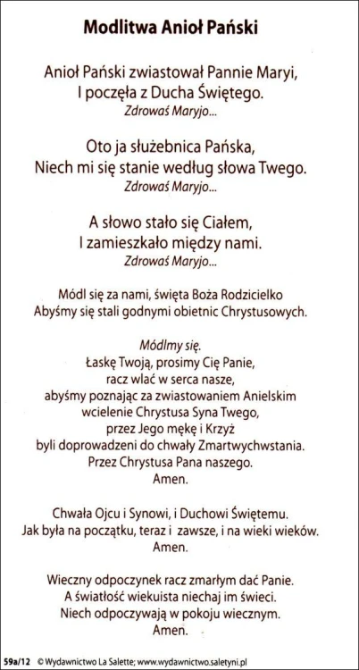 Obrazek Matka Boża Cygańska. Modlitwa Anioł Pański - 66867              