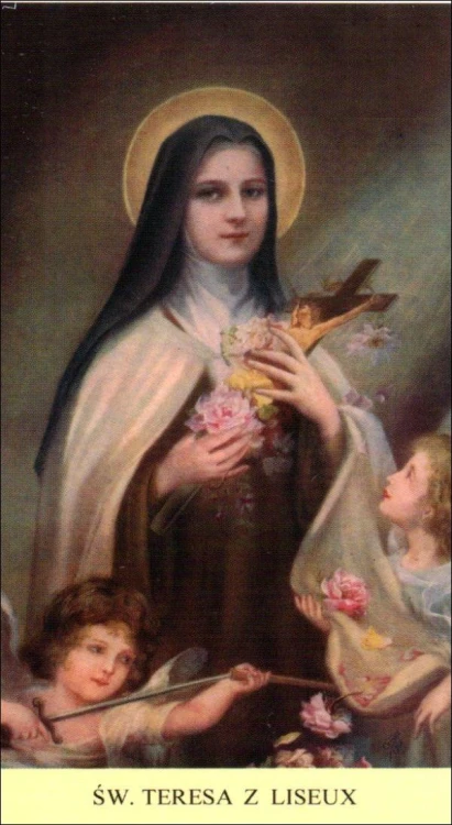 Obrazek Św. Teresa z Liseux. Modlitwa papieża Franciszka o wstawiennictwo św. Tereski od dzieciątka Jezus - ! - 66736