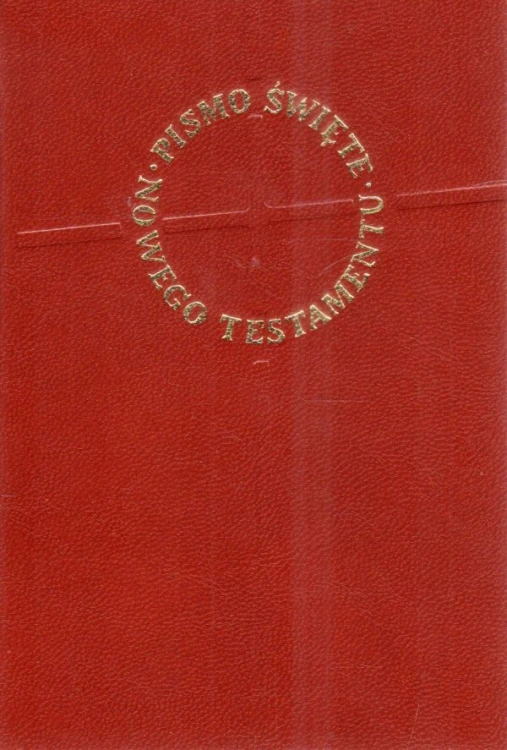 Nowy Testament (mały,skóropodobna,ruda) Pismo św. (książka) - praca zbiorowa, Biblia, Kuria Metropolitalna Archidiecezji Warmińskiej, 2013 r., oprawa twarda - 66472 9788387078232