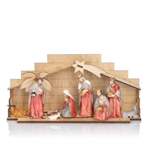 Szopka bożonarodzeniowa podświetlana 26x12cm - 66244 5902689318177