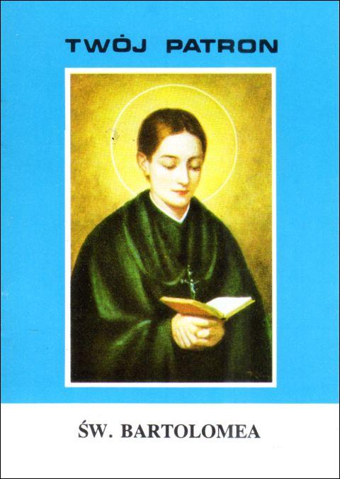 Twój patron - Św. Bartolomea (książka) - ks. Italo Zedde CM, biografie, WITKM, 1993 r., oprawa miękka - 65769