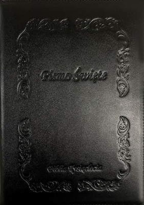 Pismo św.SiNT skóra,zamek,duży,paginatory (okładka czarna) (książka) - praca zbiorowa, Biblia, Wydawnictwo Pallottinum, 2002 r., oprawa skóra - 65033 9788370147129