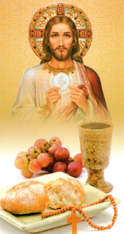 Obrazek eucharystyczny (bez modlitwy) - 64726