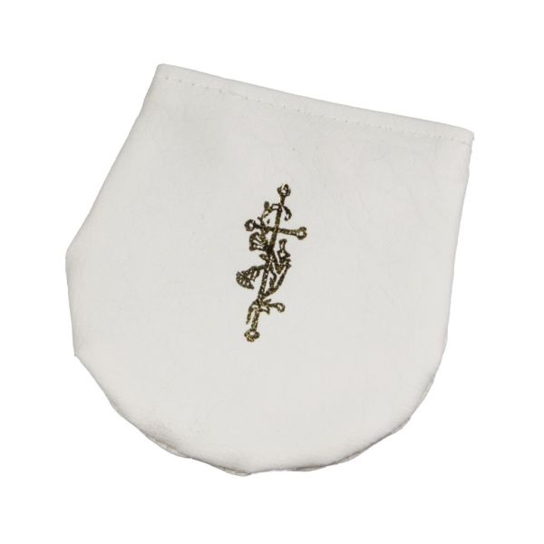 Etui duże na rzep - białe - 64650
