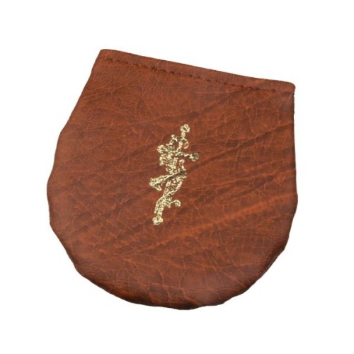 Etui duże na rzep - jasny brąz - 64649