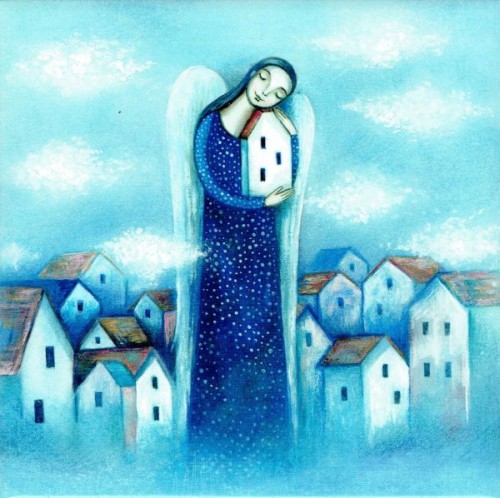 Kafelek na ceramice 15x15cm "Dom" - 64316