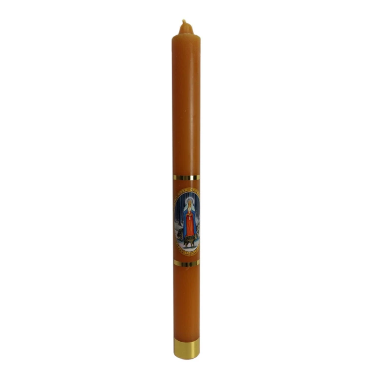 Świeca gromnica MIESZANA parafina + wosk pszczeli 36x3cm - 62573