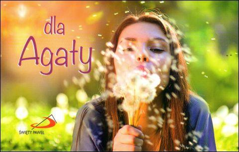 Imiona 79 - dla Agaty (książka) - praca zbiorowa, sentencje, Edycja św. Pawła, 2019 r., oprawa miękka - 62102 9788381311588
