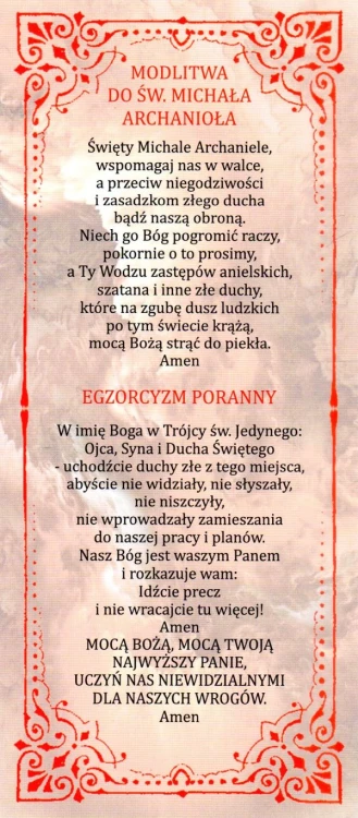 Zakładka do książki - Święty Michale Archaniele - Wydawnictwo Druczek  (opr.)  - 67572